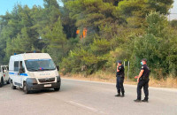 Φωτιά Χαλκιδική:Μεγάλη κινητοποίηση της ΕΛ.ΑΣ. στην Κασσάνδρα για την ασφάλεια των πολιτών