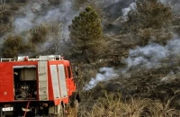 Πυρκαγιά στη Βρία Κατερίνης: Στη μάχη της πυρόσβεσης δύο αεροσκάφη και ένα ελικόπτερο