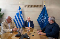 Συνάντηση Καββαθά – Τάτσιου στα γραφεία της ΓΣΕΒΕΕ