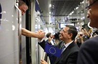 Ο Απόστολος Τζιτζικώστας εγκαινίασε τη σιδηροδρομική σύνδεση Πράγας – Βερολίνου - Κοπεγχάγης