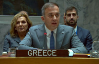 ΥΦΥΠΕΞ Χατζηβασιλείου στο Συμβούλιο Ασφαλείας του ΟΗΕ στη Νέα Υόρκη: Καμία απόφαση για την Ουκρανία δεν μπορεί να ληφθεί χωρίς το Κίεβο και την Ε.Ε.