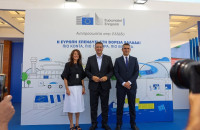 Τα εγκαίνια του Περιπτέρου της Αντιπροσωπείας της Ευρωπαϊκής Επιτροπής στην Ελλάδα, στην 90ή ΔΕΘ πραγματοποίησε ο Α. Τζιτζικώστας