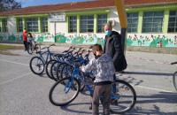 Στο Δήμο Βισαλτίας Τα παιδιά των ΚΔΑΠ παραλαμβάνουν τα ποδήλατα τους