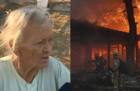 «Δεν μπορώ να φύγω, ήρθα 30 χρονών»: Συγκινεί η ηλικιωμένη που αρνείται να φύγει από το καμένο της σπίτι