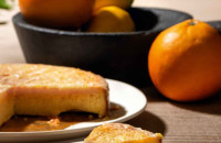 Κέικ πορτοκαλιού χωρίς γλουτένη