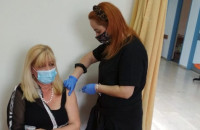 Εμβολιάστηκε η Κυριακή Μηλίγκα