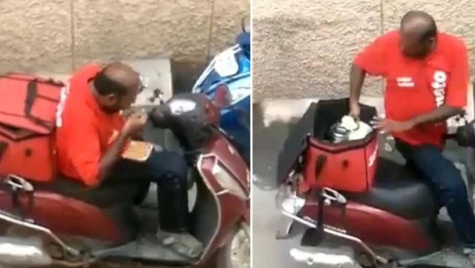 ΝΤΕΛΙΒΕΡΑΣ ΕΤΡΩΓΕ ΑΠΟ ΤΟ ΦΑΓΗΤΟ ΤΩΝ ΠΕΛΑΤΩΝ ΠΡΙΝ ΤΟ ΠΑΡΑΔΩΣΕΙ!