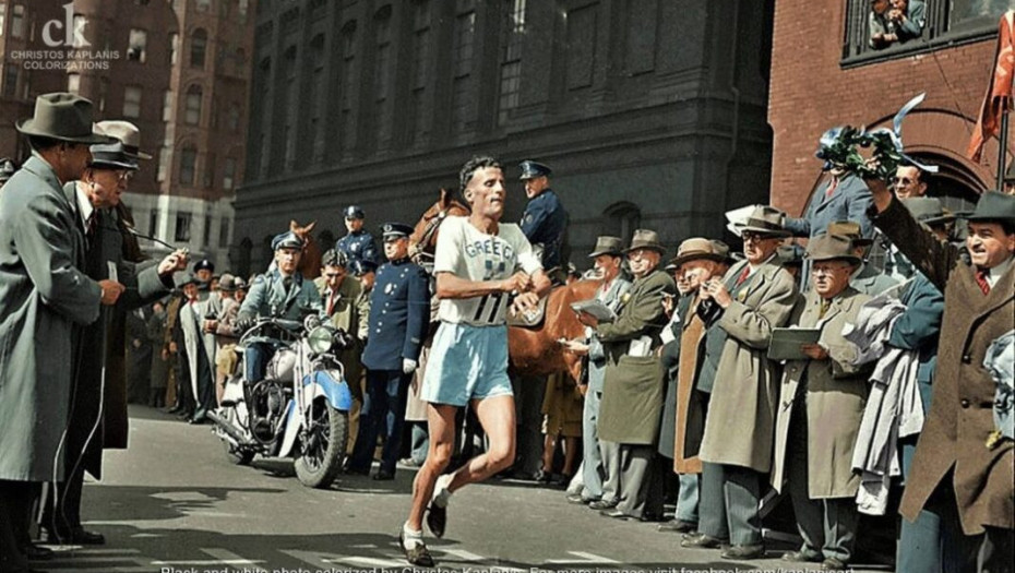 O ΔΡΟΜΕΑΣ ΠΟΥ ΝΙΚΗΣΕ ΤΟ 1946 ΣΤΟΝ ΜΑΡΑΘΩΝΙΟ ΤΗΣ ΒΟΣΤΟΝΗΣ ΚΑΙ ΖΗΤΗΣΕ ΝΑ ΒΟΗΘΗΣΟΥΝ ΤΗΝ ΕΛΛΑΔΑ!