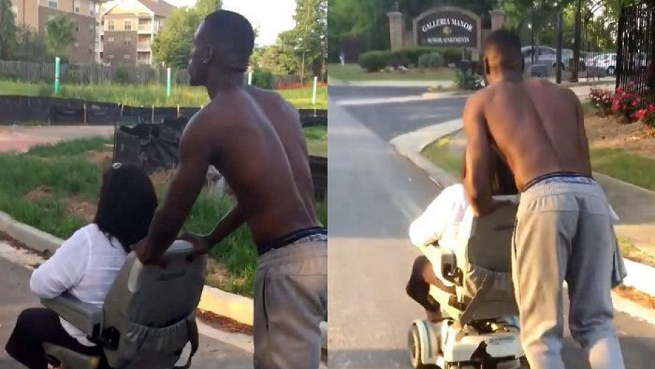 ΑΝΤΡΑΣ ΧΑΡΑΚΤΗΡΙΣΤΗΚΕ «ΗΡΩΑΣ» ΟΤΑΝ ΒΟΗΘΗΣΕ ΓΥΝΑΙΚΑ ΜΕ ΑΝΑΠΗΡΙΕΣ ΣΠΡΩΧΝΟΝΤΑΣ ΤΟ ΑΝΑΠΗΡΙΚΟ ΚΑΡΟΤΣΑΚΙ ΜΕΧΡΙ ΣΠΙΤΙ ΤΗΣ!