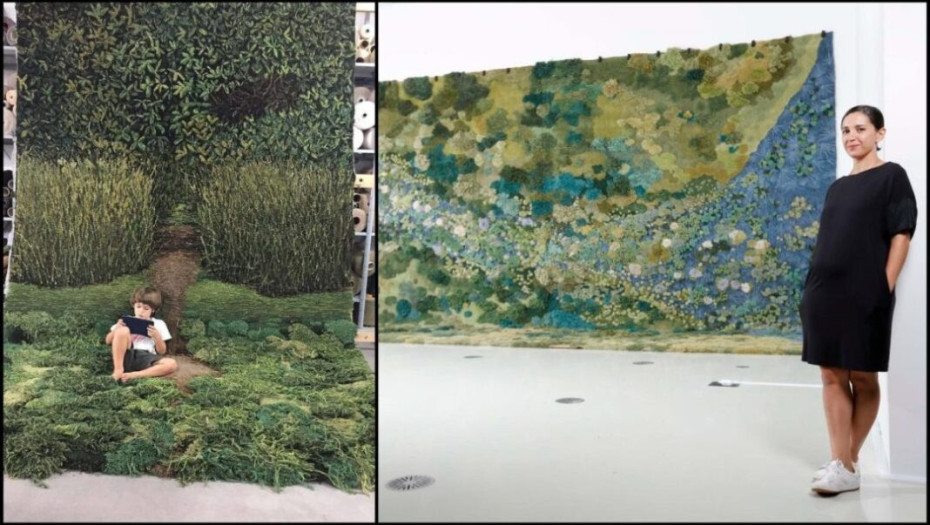 Η Ελληνίδα που ζει στην Αργεντινή και φτιάχνει χαλιά… σαν δάση