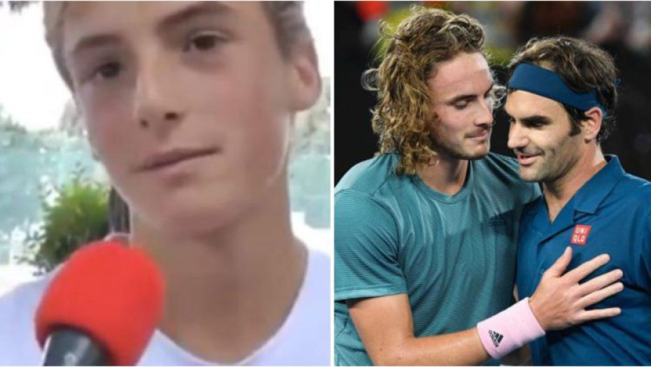 ΤΣΙΤΣΙΠΑΣ: OTAN Ο 10ΧΡΟΝΟΣ ΣΤΕΦΑΝΟΣ ΜΙΛΟΥΣΕ ΓΙΑ ΤΟ ΕΙΔΩΛΟ ΤΟΥ, ΡΟΤΖΕΡ ΦΕΝΤΕΡΕΡ!