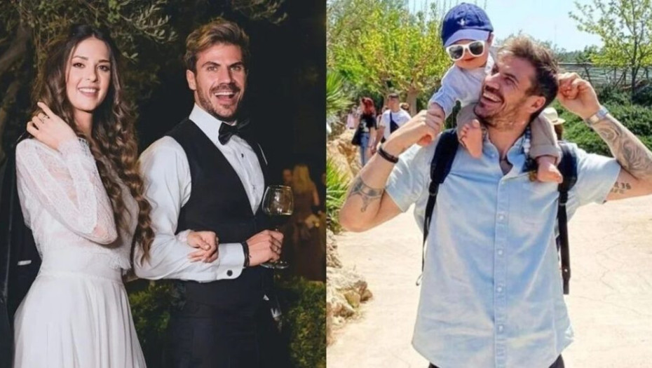 «Πατέρας και γιος κάτω από τον ήλιο»: Ο Άκης Πετρετζίκης σε χαλαρή βόλτα με τον 9 μηνών γιο του