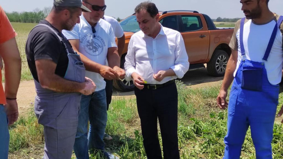 Οι αγρότες επλήγησαν από τη θεομηνία: Δίπλα στους αγρότες ο Γιώργος Γεωργαντάς