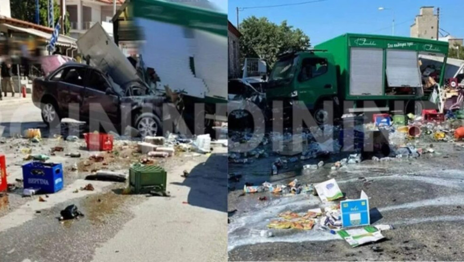 Σοκαpιστικό τροχαίο στην Καβάλα: Τρεις νεκροί 3 σε δευτερόλεπτα, γέμισε ο δρόμος τελάρα και μπουκάλια