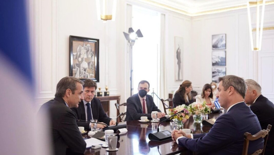 Στη συνάντηση Μητσοτάκη – Söder: Παρών ο Τάσος Χατζηβασιλείου