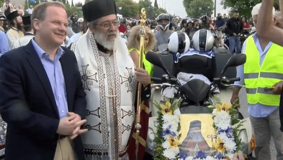 Μοτοσικλετιστές κουβάλησαν την εικόνα του Αγίου Λουκά: Μαζί τους με ducati και ο Δομουχτσίδης!