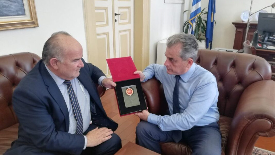 Ο Αντιπεριφερειάρχης  Παναγιώτης Σπυρόπουλος υποδέχθηκε τον Πρόεδρο της ΓΣΕΒΕΕ!