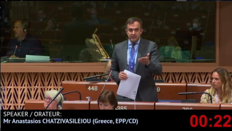 Ο Tάσος Χατζηβασιλείου στο Συμβούλιο της Ευρώπης:  Η τουρκική προκλητικότητα είναι ευρωπαϊκό ζήτημα, όχι διμερές