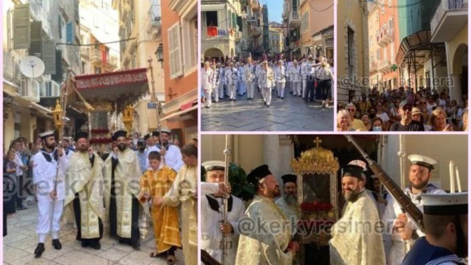 Το θαύμα του Άγιου Σπυρίδωνα στην Κέρκυρα: Εκατοντάδες πιστοί ακολούθησαν με ιδιαίτερη συγκίνηση τη λιτανεία του ιερού σκηνώματος