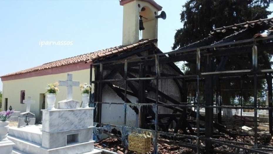 Δυσάρεστα νέα: Κάηκε η 237 χρόνων εικόνα της Αγίας Παρασκευής ανήμερα της γιορτής στην Καρυά Βοιωτίας