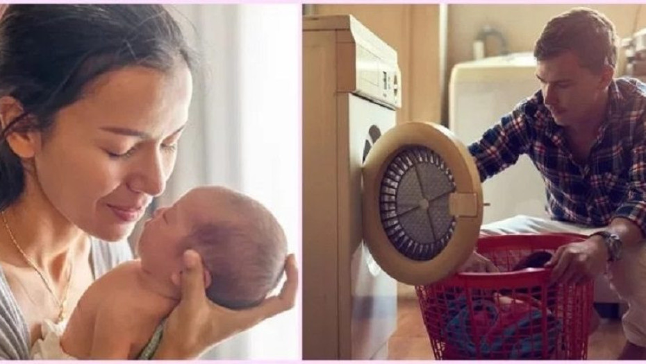 «Από τότε που γέννησα, ο άντρας μου ανέλαβε όλες τις δουλειές του σπιτιού. Δεν του ζήτησα ποτέ βοήθεια. Ήταν καθαρά δική του απόφαση.»