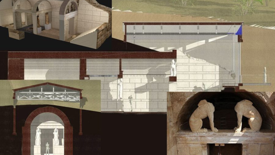 Σύμφωνα με την αρχιτεκτονική προμελέτη για τον Τύμβο: Θα εξασφαλιστεί σταθερή θερμοκρασία και υγρασία, προβασιμότητα και ..θέαση