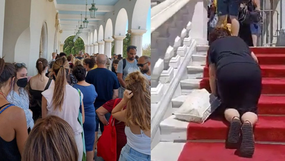 Θαύματα στη Μεγαλόχαρη! Παναγία Τήνου 7/8/2022: Χιλιάδες στα γόνατα φτάνουν στην Εκκλησία