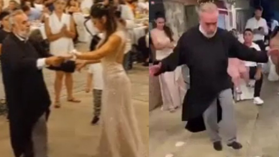 Ένας υπέροχος ιερέας: Xόρεψε σούστα με τη νύφη, χόρεψε και ζεϊμπέκικο και καταχειροκροτήθηκε (ΒΙΝΤΕΟ)