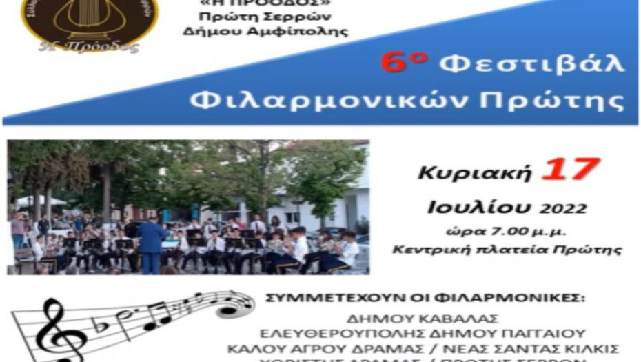 Την Κυριακή στην Πρώτη: Φεστιβάλ Φιλαρμονικών