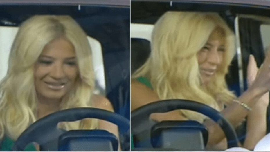 Η Σκορδά κλειδώθηκε στο αυτοκίνητο που δίνει δώρο: «Βγάλτε με, έχω κλειστοφοβία!» (video)