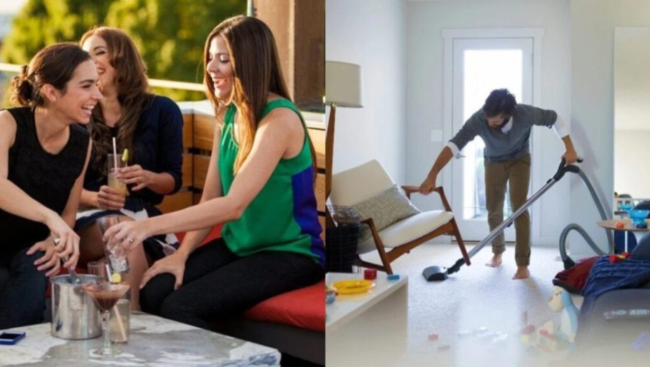 «Ο σύζυγος κάνει τις δουλειές του σπιτιού κι εγώ βγαίνω με τις φίλες μου. Και όχι δεν με θεωρώ τυχερή γυναίκα»