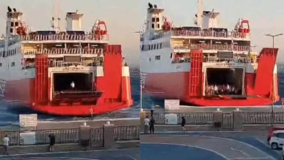 «Μαέστρος» καπετάνιος δίνει μάχη 28 λεπτών με τους ανέμους και δαμάζει τα κύματα για να δέσει στην Τήνο