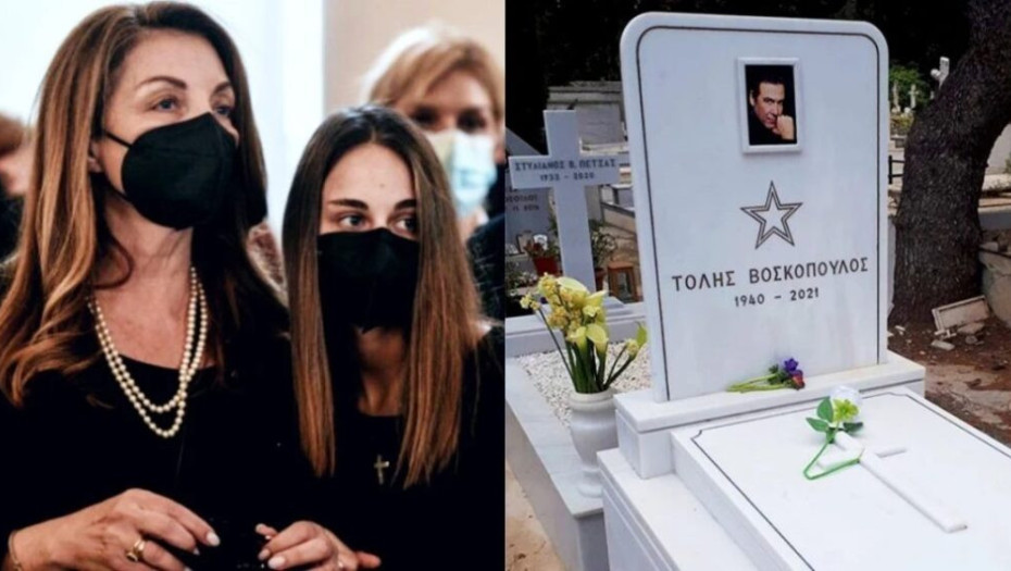 Τόλης Βοσκόπουλος: Κλίμα οδύνης έναν χρόνο μετά τον θάνατό του, συντετριμμένες η σύζυγος και η κόρη Μαρία