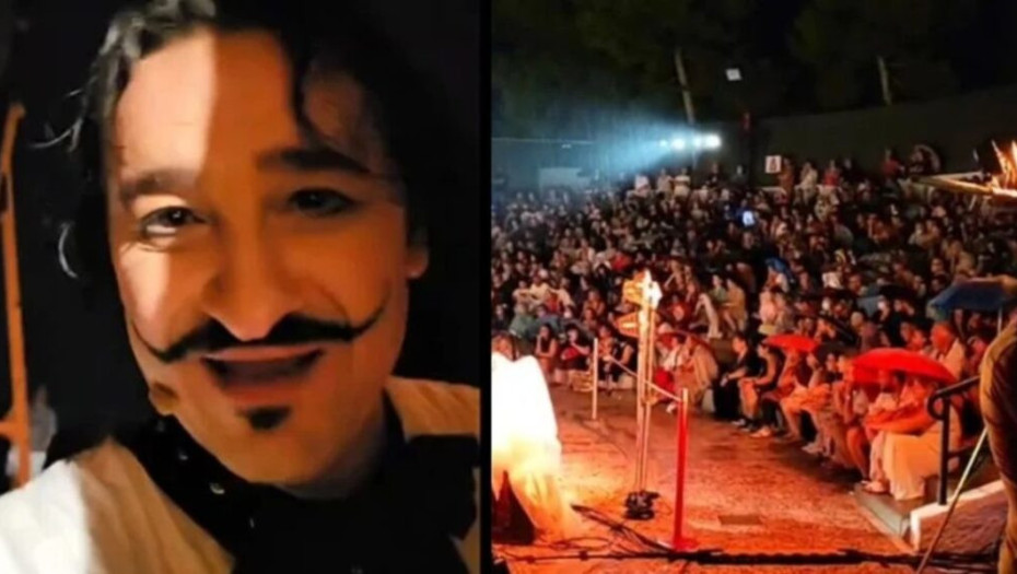 “Μαγεία”: Συγκιvnμένος ο Βασίλης Χαραλαμπόπουλος με τους θεατές που έμειναν ακίνητοι στη βροχή να δουν την παράσταση