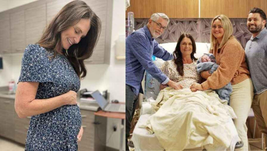 Μεγάλη συγκίνηση για τη Νάνσυ: 56χρονη γιαγιά γέννησε το εγγόνι της, γιατί η νύφη της δεν μπορούσε