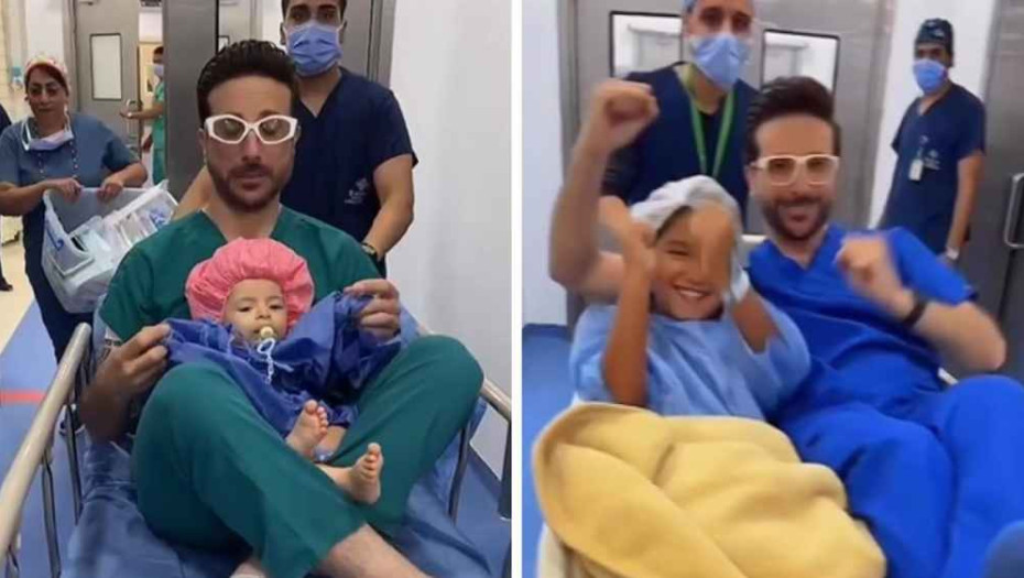 Απίθανος παιδοχειρουργός συνοδεύει τους ασθενείς του στο χειρουργείο για να μην φοβούνται