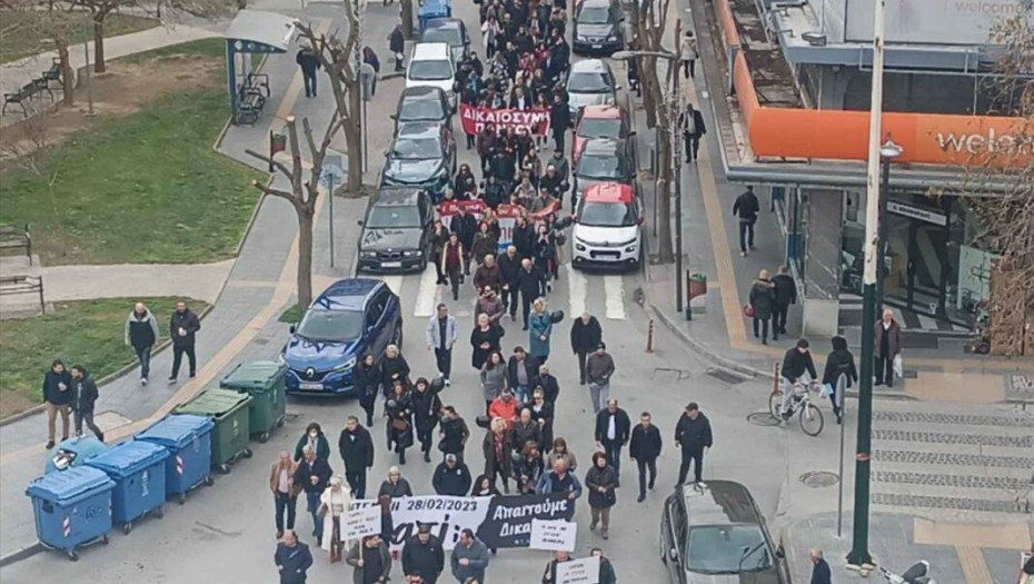 Βαγγέλης Παπαμιχάλης: Σιωπή νεκροταφείου από τους Σερραίους διαδηλωτές