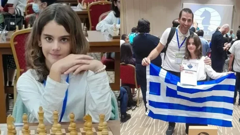 H 10χρονη Ευαγγελία Σίσκου βγήκε τρίτη στον παγκόσμιο πρωτάθλημα σκακιού και μας έκανε όλους περήφανους