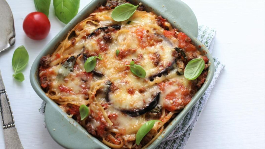 Ζυμαρικά φούρνου με μελιτζάνες -Μπουκιά και συχώριο