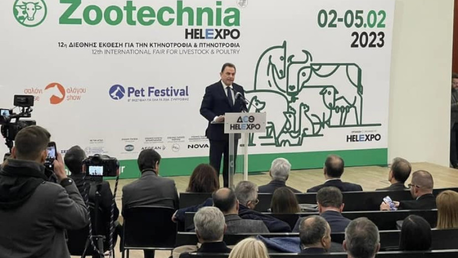 Ο Γιώργος Γεωργαντάς στα εγκαίνια της Zootechnia!