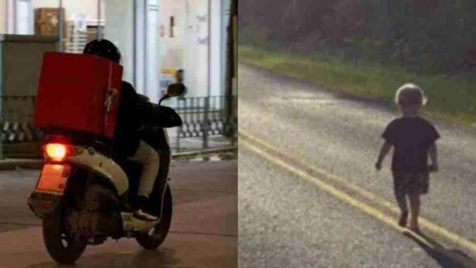 Ήρωας της διπλανής πόρτας: Ντελιβεράς έσωσε 3χρονο που περιπλανιόταν μόνο του στους δρόμους αργά τη νύχτα