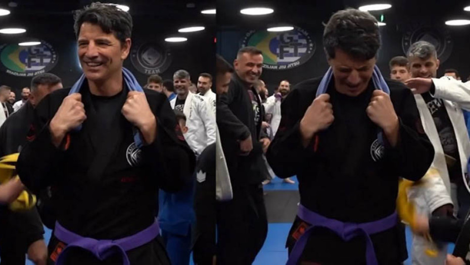 Σάκης Ρουβάς: Πήρε νέα ζώνη στο Brazilian Jiu Jitsu και οι συναθλητές του τον… μαστίγωσαν!