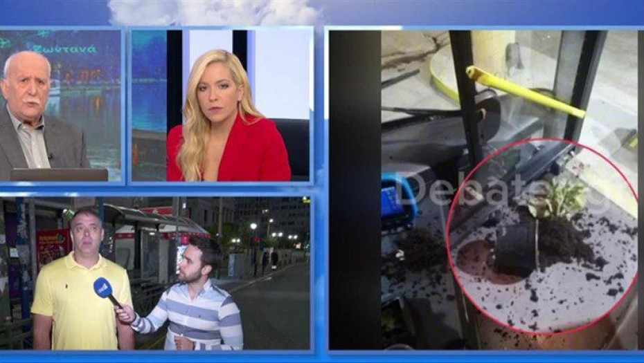 Απίστευτο περιστατικό στους Αγίους Αναργύρους: Πέταξαν… γλάστρα σε λεωφορείο εν κινήσει