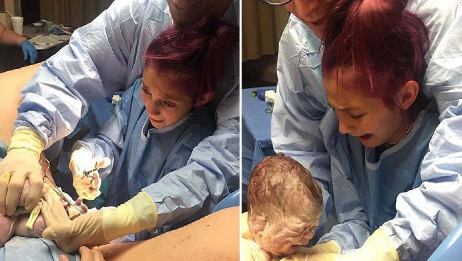 Θαρραλέα 12χρονη βοήθησε να γεννηθεί ο αδερφός της