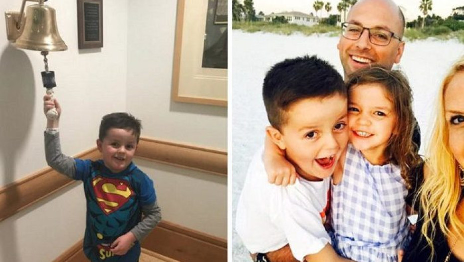 Πολύ συγκινητική στιγμή για  ένα αγόρι πού κέρδισε τον καρκίνο!