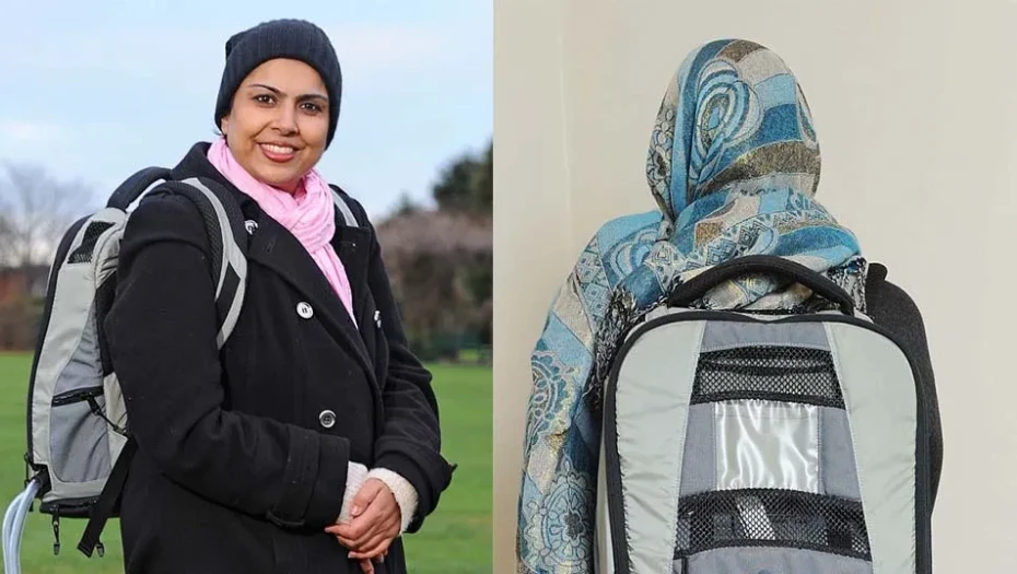 Mητέρα 2 παιδιών κουβαλάει την καρδιά της σε σακίδιο για να μπορεί να ζει