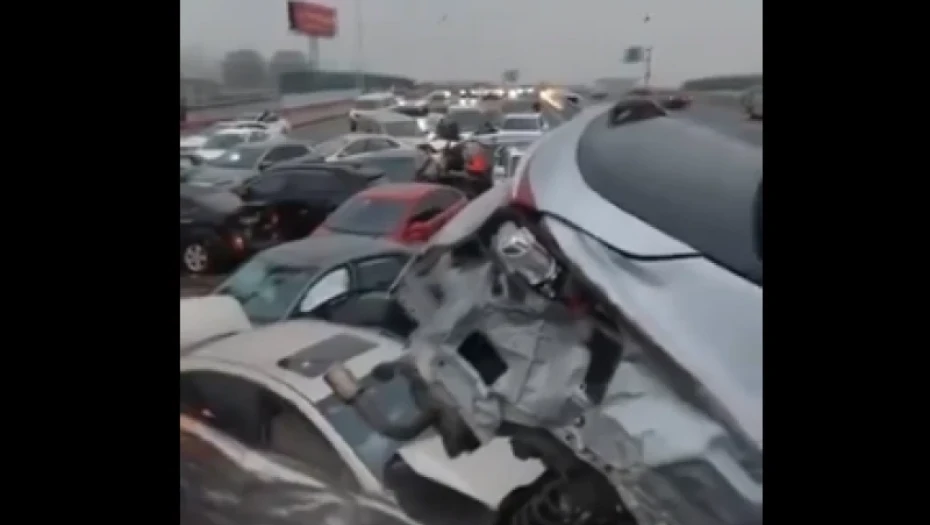 Κίνα: Υπέρ… καραμπόλα 100 οχημάτων σε αυτοκινητόδρομο στο Suzhou (Vid)