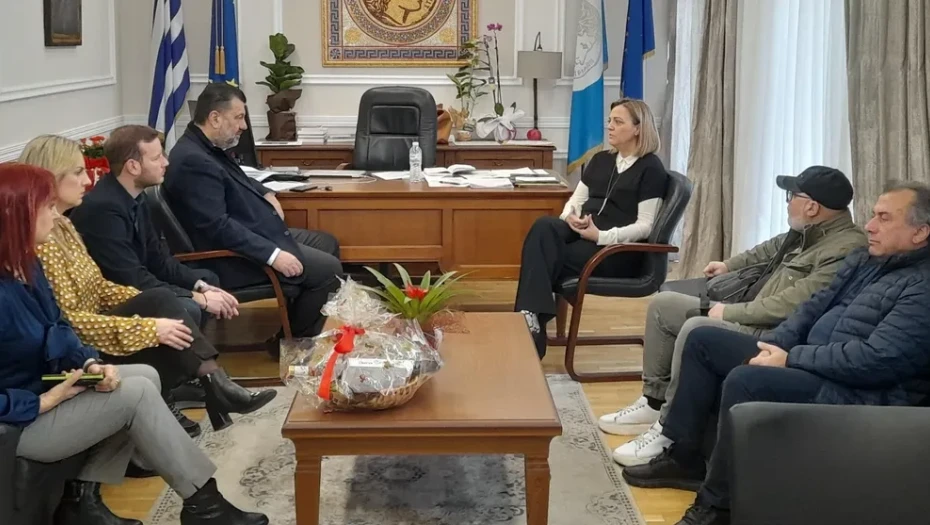 Δήμος Σερρών: Συνάντηση Μητλιάγκα με τους Χρήστο Παπαστεργίου και Νίκο Μπίστη