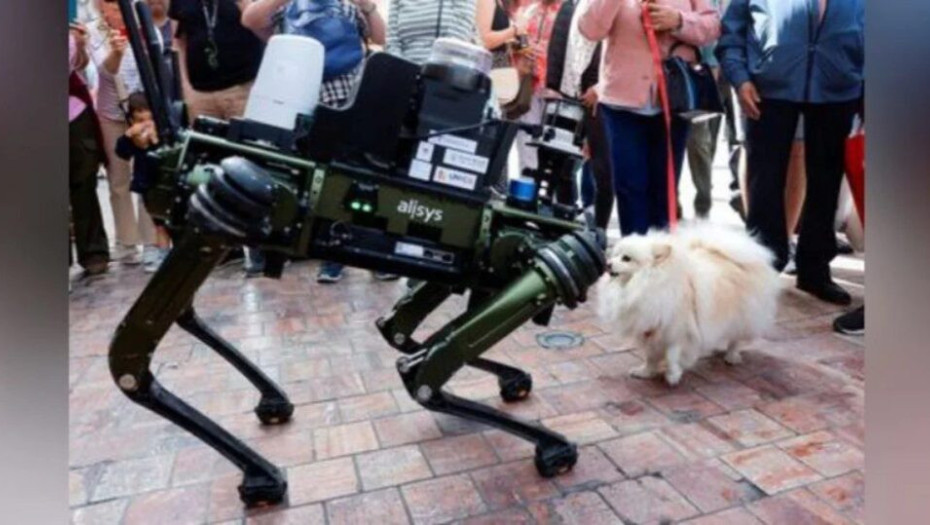 Ισπανία-Μάλαγα: Η αστυνομία παρουσίασε σκύλο-ρομπότ που θα… εντοπίζει τροχαίες παραβάσεις