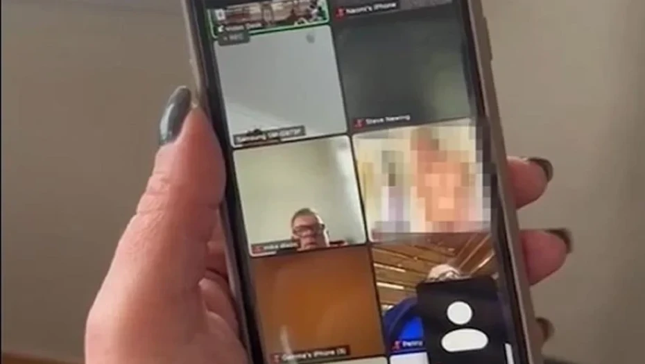 Άβολη στιγμή σε διαδικτυακή κηδεία: Γυμνάστρια εμφανίστηκε γυμνή στο Zoom